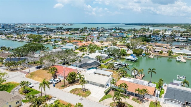 7889 3rd Ave S, Saint Petersburg, FL 33707 - aerial perspective of suburban area with a large body of water