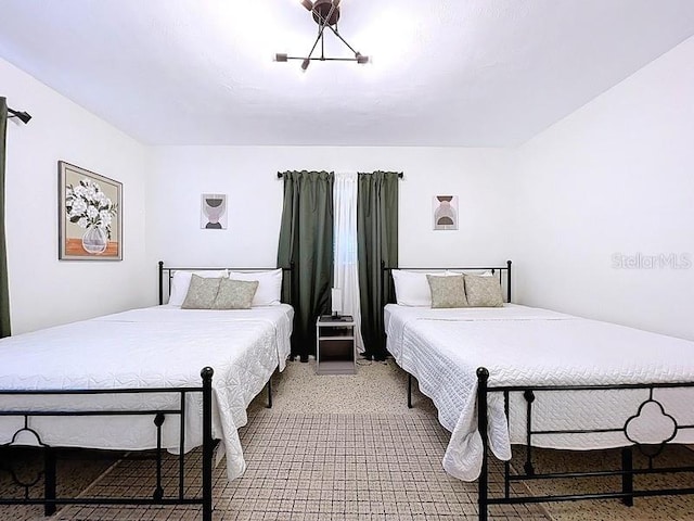 bedroom with carpet floors