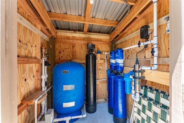 view of utility room