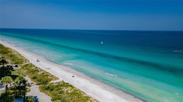 1600 Gulf Blvd Unit 212, Clearwater Beach, FL 33767 - property view of water with a beach view