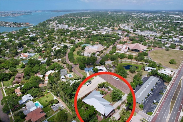 6920 Bougainvilla Ave S, Saint Petersburg, FL 33707 - drone / aerial view with a water view