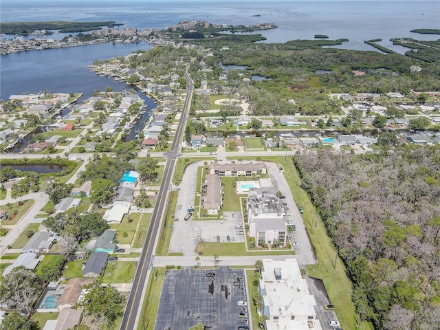 8440 Old Post Rd Unit 104, Port Richey, FL 34668 - aerial view of property's location with a large body of water and nearby suburban area