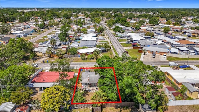 drone / aerial view featuring a residential view
