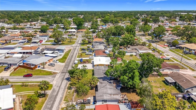 bird's eye view featuring a residential view
