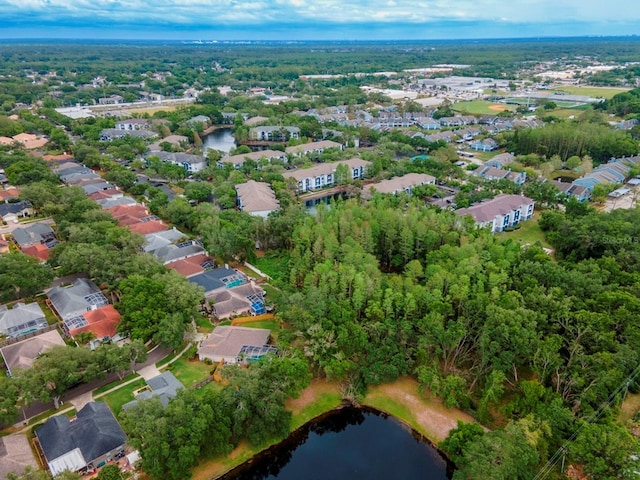 3728 Cypress Meadows Rd, Tampa, FL 33624 - aerial view of property and surrounding area featuring a large body of water and nearby suburban area