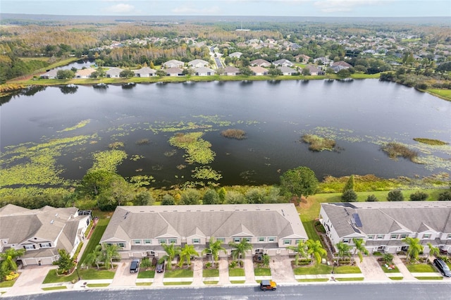 3844 Silverlake Way, Wesley Chapel, FL 33544 - aerial view of residential area featuring a large body of water