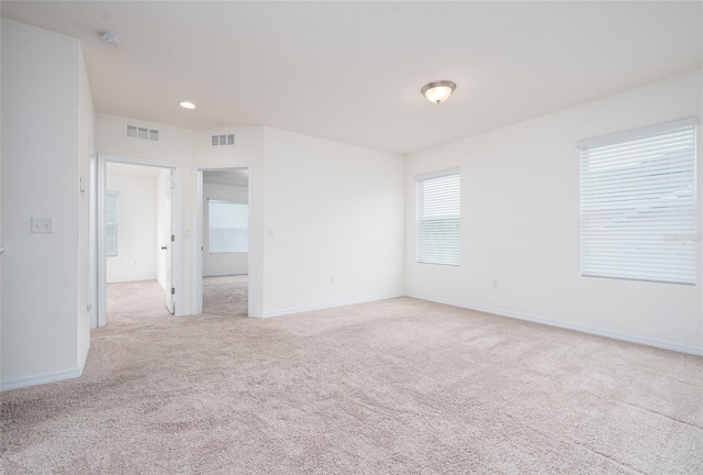 3844 Silverlake Way, Wesley Chapel, FL 33544 - unfurnished room featuring light carpet, baseboards, and recessed lighting