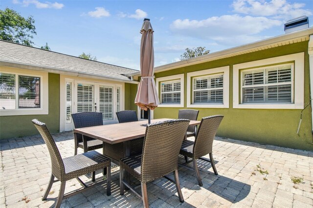 view of patio / terrace with outdoor dining space