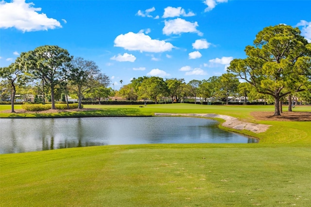 water view with golf course view
