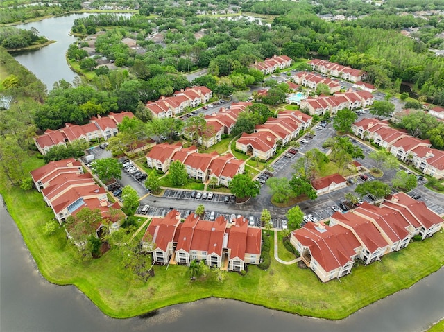 9481 Highland Oak Dr Unit 1206, Tampa, FL 33647 - aerial view of residential area with a nearby body of water