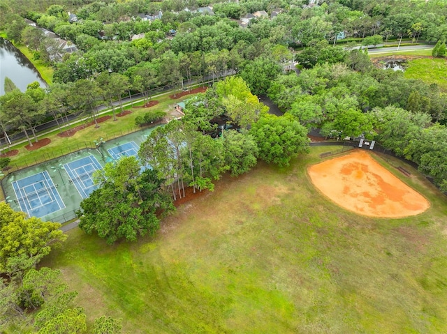 9481 Highland Oak Dr Unit 1206, Tampa, FL 33647 - bird's eye view of a large body of water and a tree filled landscape