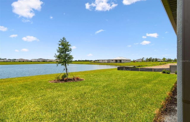 10317 Cross River Trl, Parrish, FL 34219 - view of grassy yard with a water view and a residential view