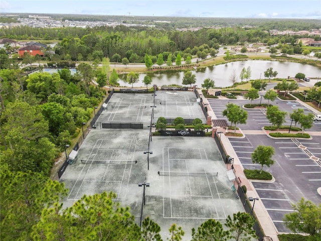 4365 Frontera Ln, Wesley Chapel, FL 33543 - bird's eye view featuring a water view