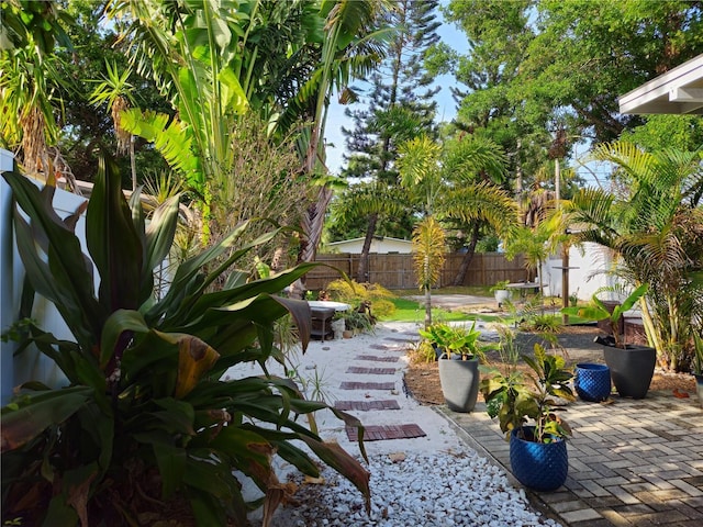 3545 7th Ave N, Saint Petersburg, FL 33713 - view of yard featuring a patio area and a fenced backyard