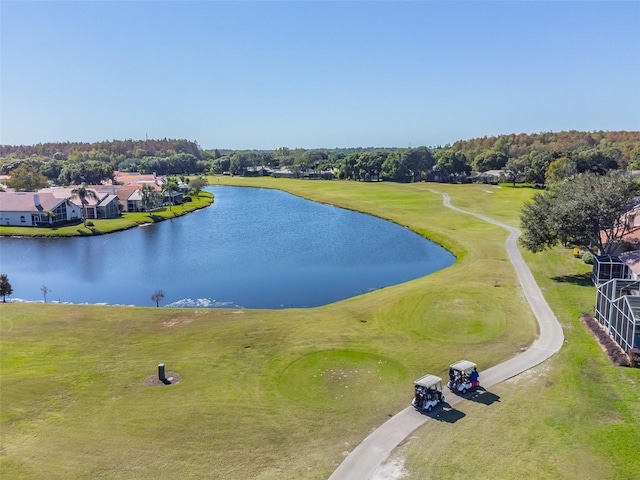 1084 Berkshire Ln, Tarpon Springs, FL 34688 - bird's eye view of a large body of water
