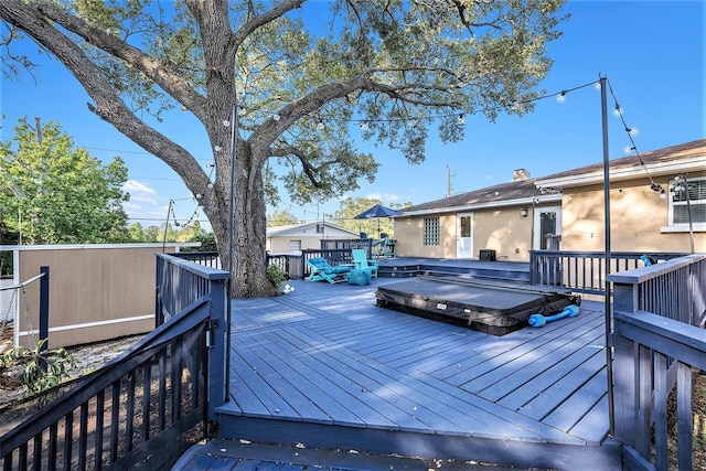 view of deck