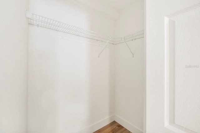 1886 San Mateo Dr, Dunedin, FL 34698 - walk in closet with wood finished floors