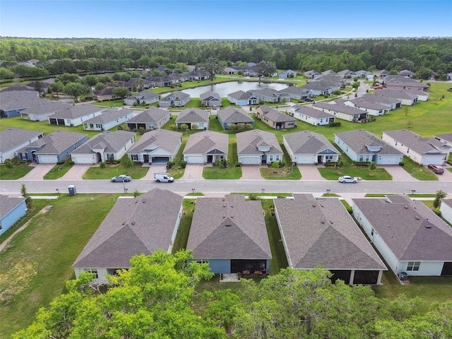 drone / aerial view featuring a residential view