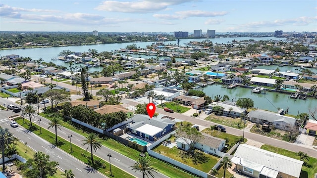 7919 Causeway Blvd S, Saint Petersburg, FL 33707 - aerial view of residential area with a nearby body of water