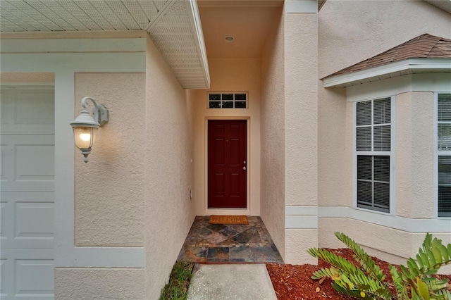 11626 Pure Pebble Dr, Riverview, FL 33569 - property entrance with stucco siding