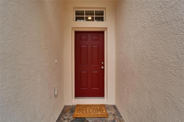 11626 Pure Pebble Dr, Riverview, FL 33569 - view of exterior entry with stucco siding