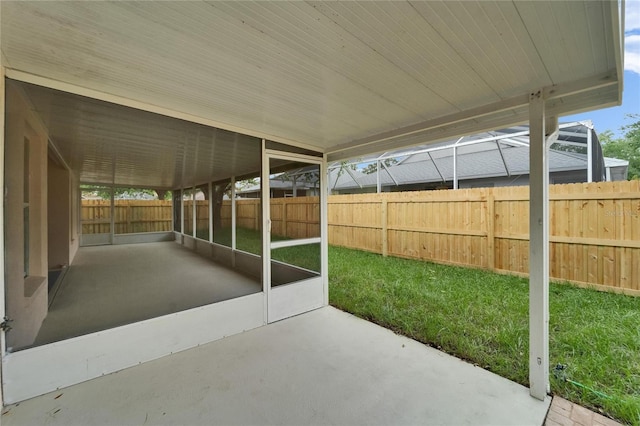 11626 Pure Pebble Dr, Riverview, FL 33569 - view of patio / terrace featuring a fenced backyard