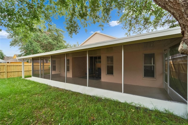 11626 Pure Pebble Dr, Riverview, FL 33569 - back of house with a sunroom