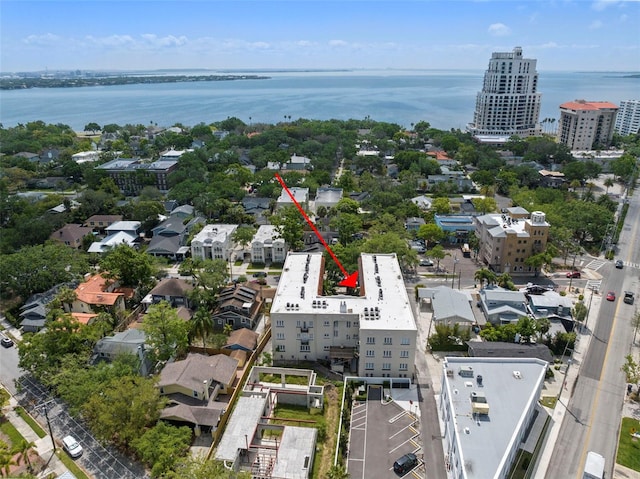 2117 W Dekle Ave Unit H1, Tampa, FL 33606 - birds eye view of property with a water view