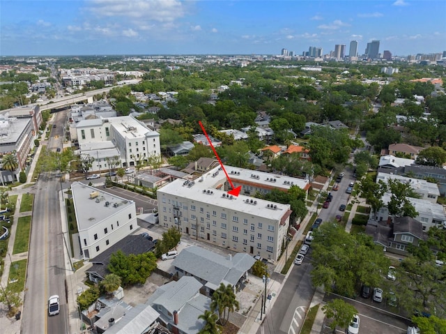 2117 W Dekle Ave Unit H1, Tampa, FL 33606 - drone / aerial view featuring a view of city