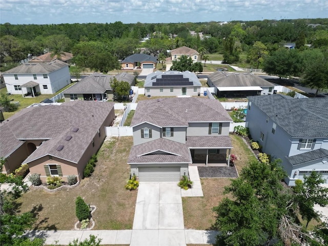 birds eye view of property featuring a residential view