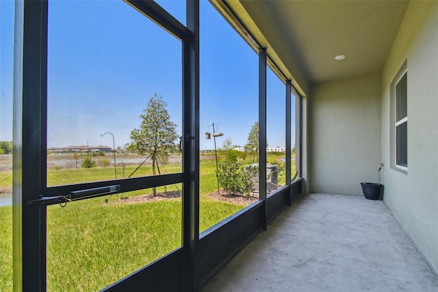 8953 Gallantree Pl, Land O Lakes, FL 34637 - view of unfurnished sunroom