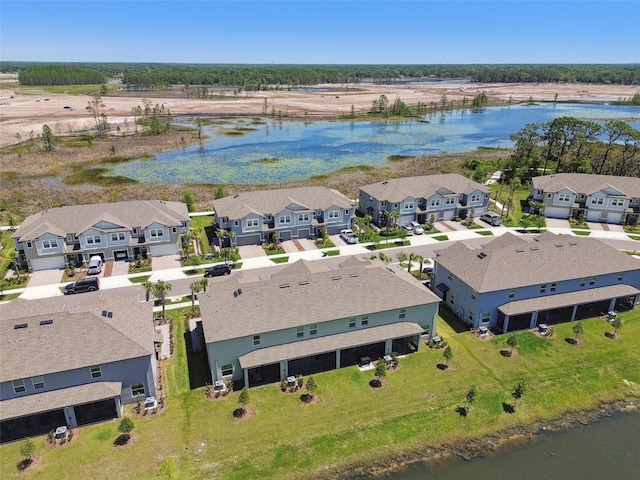 8953 Gallantree Pl, Land O Lakes, FL 34637 - drone / aerial view with a residential view and a water view