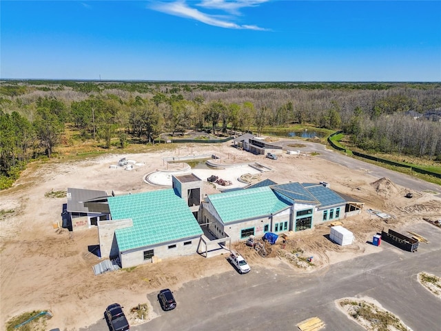 8953 Gallantree Pl, Land O Lakes, FL 34637 - bird's eye view featuring a water view and a view of trees