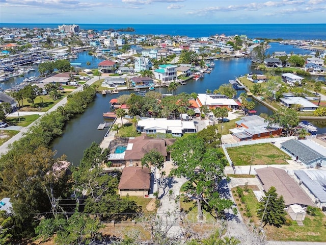 6732 Udell Ln, Hudson, FL 34667 - aerial overview of property's location featuring a large body of water and nearby suburban area