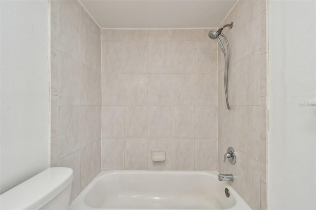2401 Havana Dr, Clearwater, FL 33764 - bathroom with bathtub / shower combination and toilet