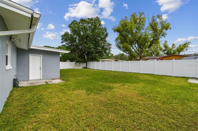 2401 Havana Dr, Clearwater, FL 33764 - view of yard with a fenced backyard