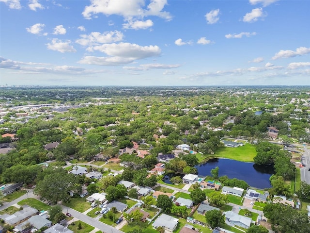 2401 Havana Dr, Clearwater, FL 33764 - bird's eye view featuring a residential view and a water view