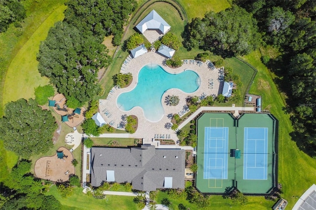 19325 Hawk Valley Dr, Tampa, FL 33647 - birds eye view of property