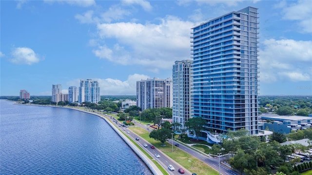 2912 W Santiago St Unit 1401, Tampa, FL 33629 - view of water feature featuring a view of city