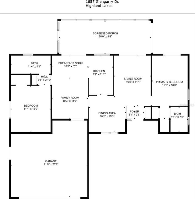 1657 Glengarry Dr, Palm Harbor, FL 34684 - plan