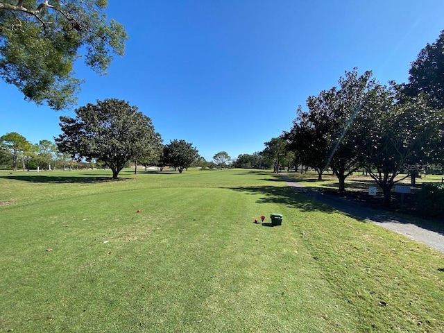 1657 Glengarry Dr, Palm Harbor, FL 34684 - view of yard featuring view of golf course