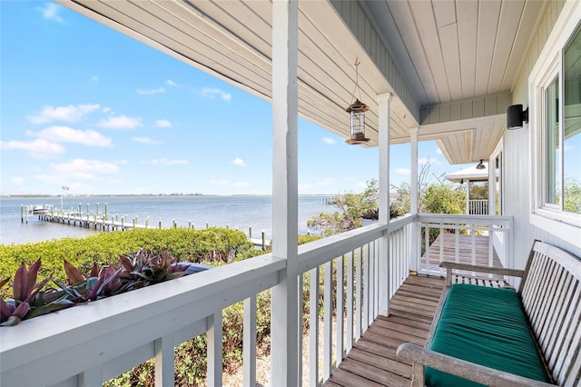 9048 Wharf Ave, Placida, FL 33946 - balcony featuring a water view