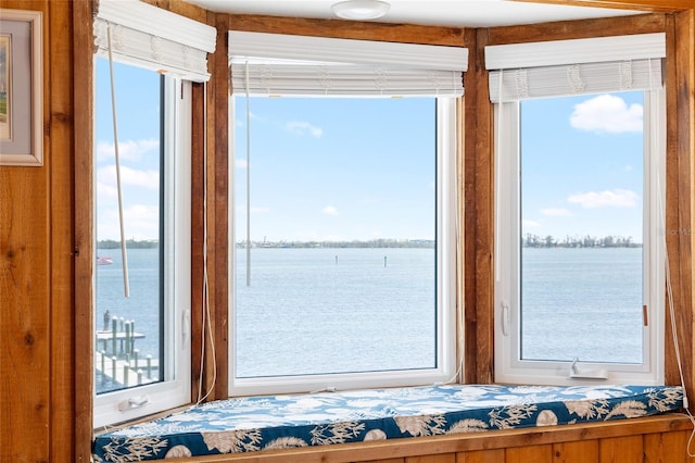 9048 Wharf Ave, Placida, FL 33946 - interior space featuring a water view
