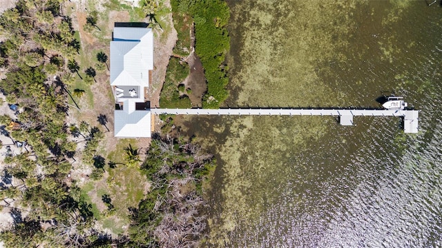 9048 Wharf Ave, Placida, FL 33946 - aerial view with a water view