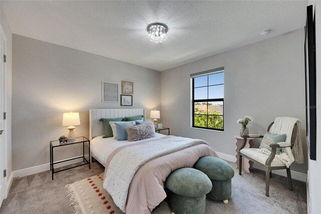 5601 Limelight Dr, Apollo Beach, FL 33572 - carpeted bedroom featuring baseboards and a textured ceiling