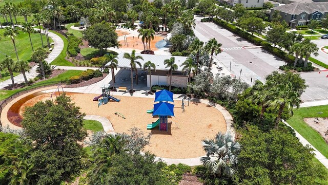 5601 Limelight Dr, Apollo Beach, FL 33572 - drone / aerial view of a recreational park