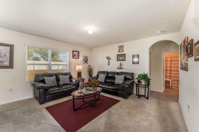 5597 Forest Ridge Dr, Winter Haven, FL 33881 - carpeted living area with arched walkways