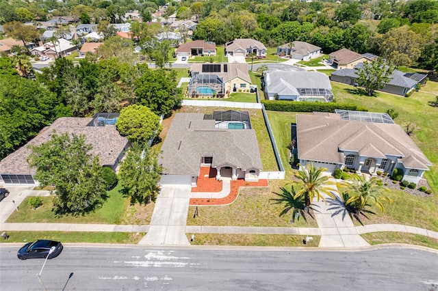 birds eye view of property featuring a residential view