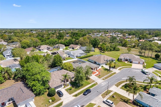 drone / aerial view featuring a residential view