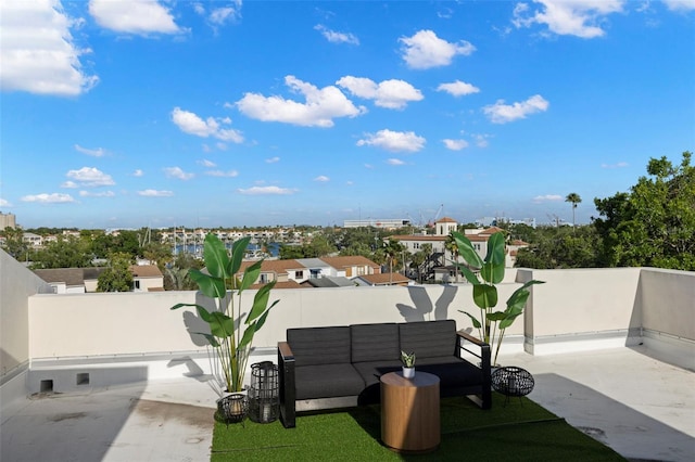 98 W Davis Blvd, Tampa, FL 33606 - view of patio / terrace featuring fence and an outdoor hangout area
